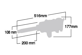 Shinano 1″ Impact Wrench SI-1876